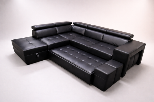 Divano leather Sofa bed