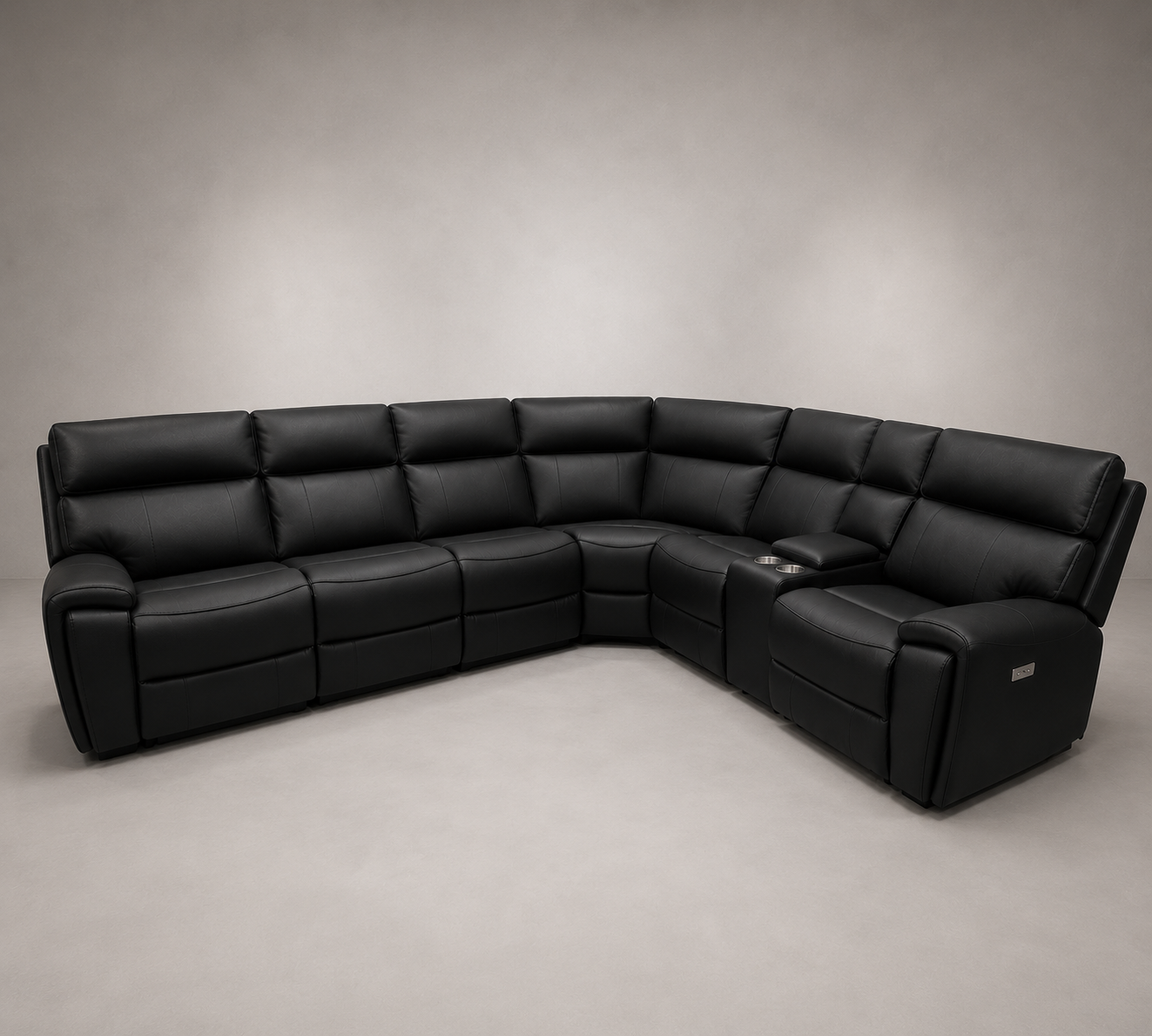 Shadow corner electric recliner lounge