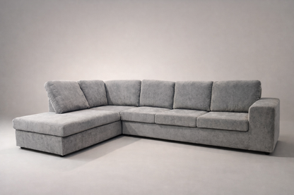 Luxe Comfort L-Shape Fabric Lounge