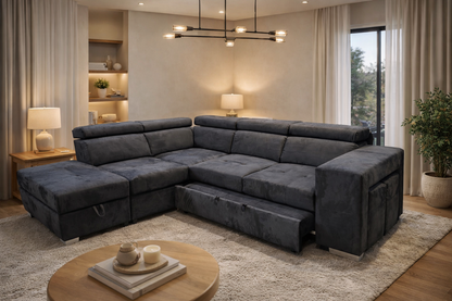 Divano Suede Sofa Bed