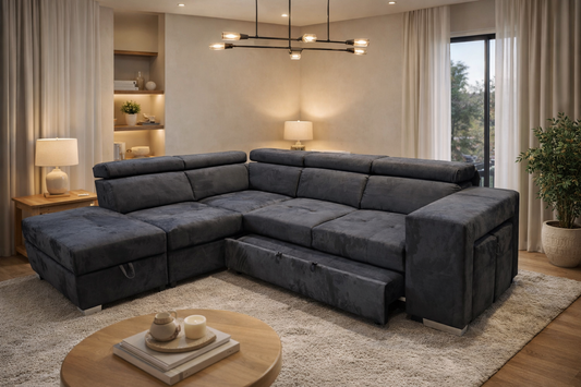 Divano Suede Sofa Bed