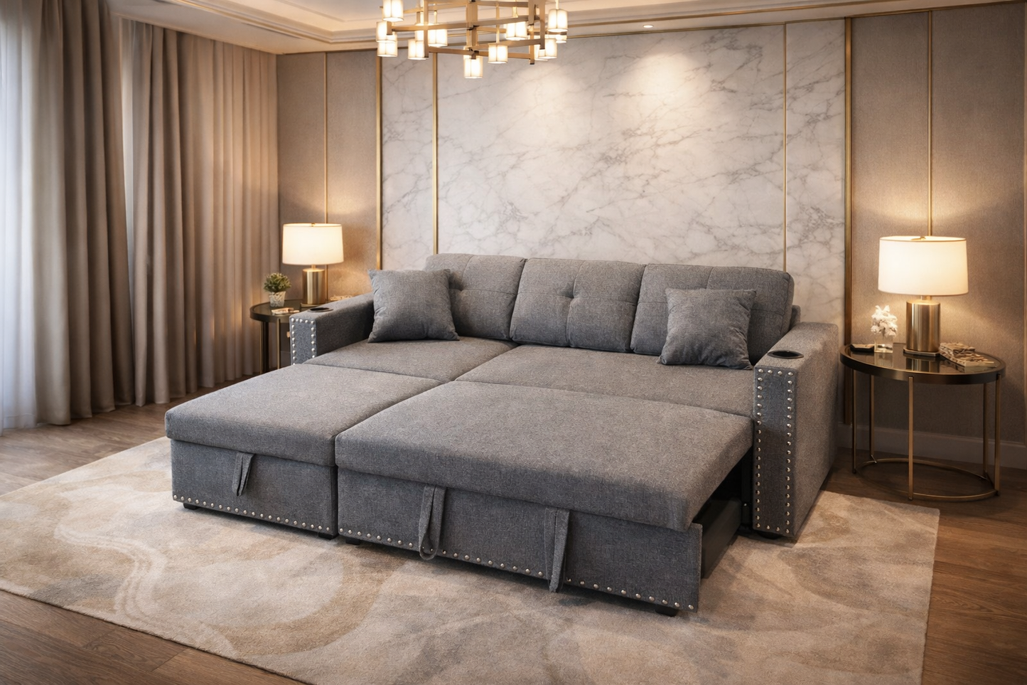 Elite Comfort Sleeper Lounge (Reversible Chaise)